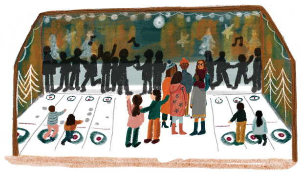 Illustration of the Curling